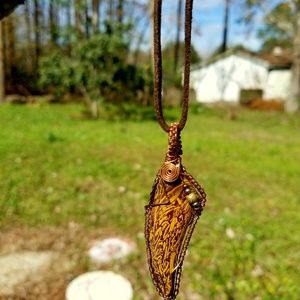 Script Jasper Necklace